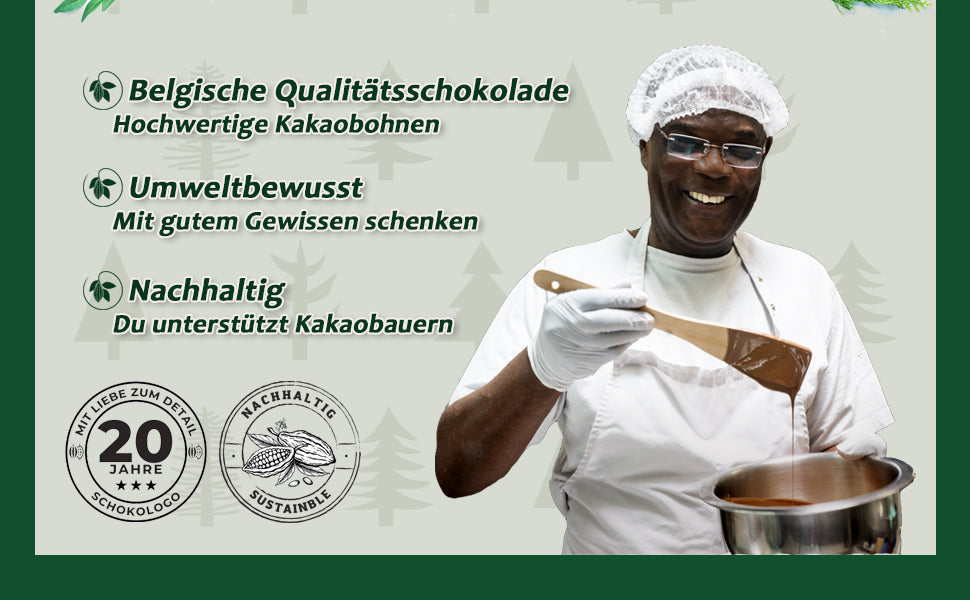 Personalisierte Schokoladenherzen