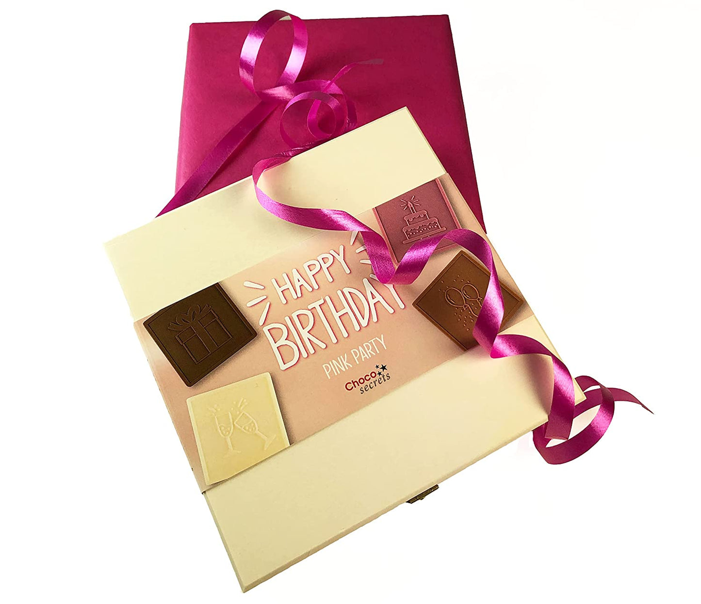 Chocolate Birthday Box 'Happy Birthday - Pink Party'