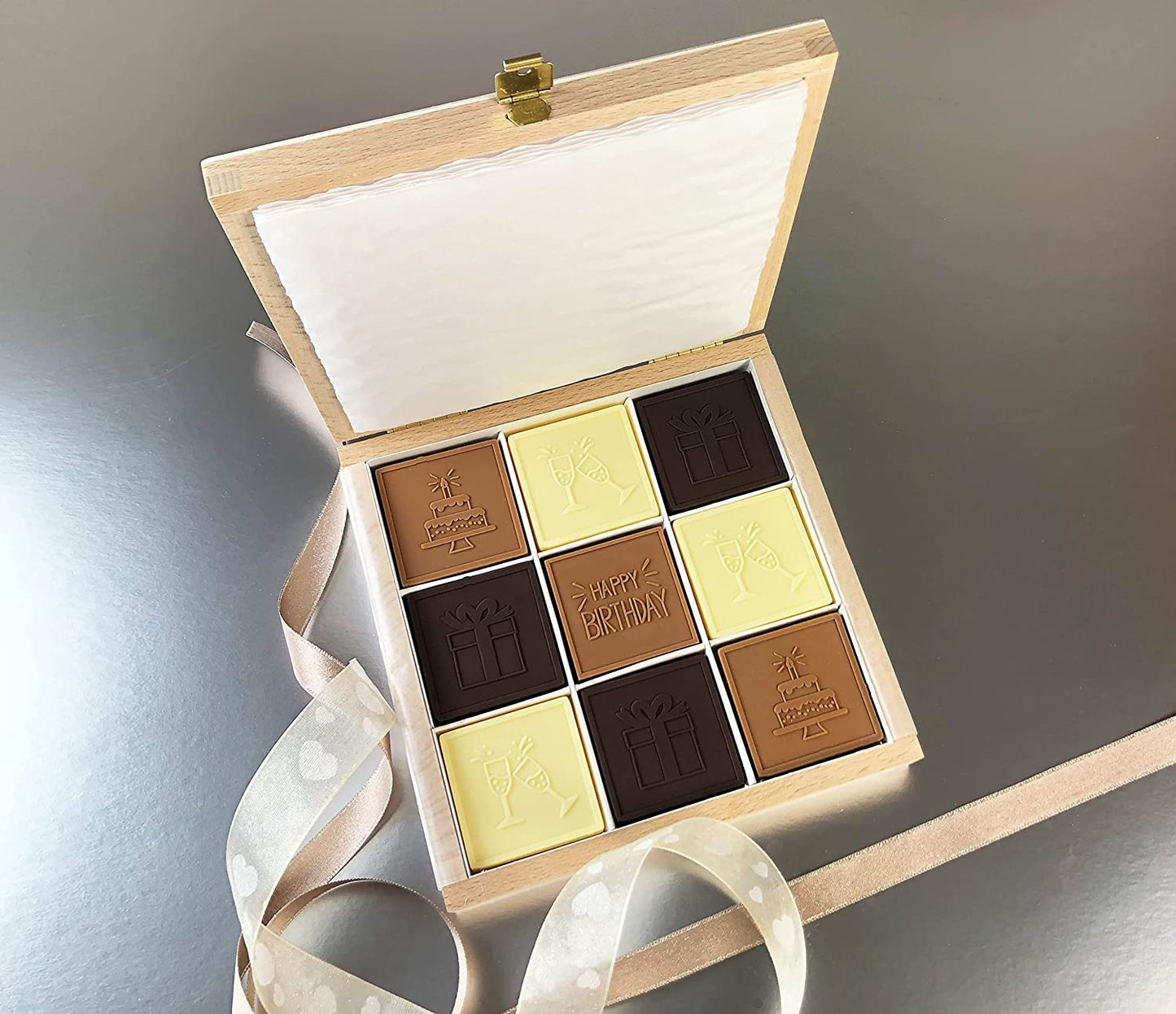 Chocolate Birthday Box 'Happy Birthday - Sweet Surprise'