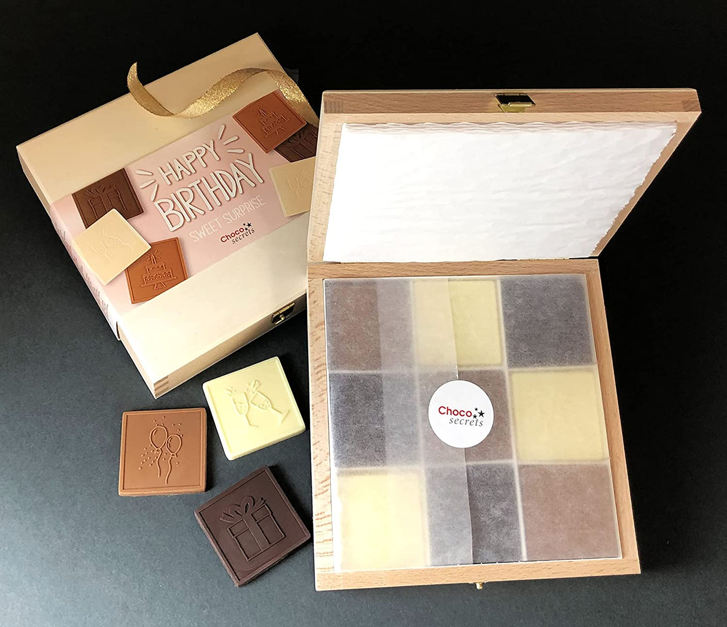 Chocolate Birthday Box 'Happy Birthday - Sweet Surprise'