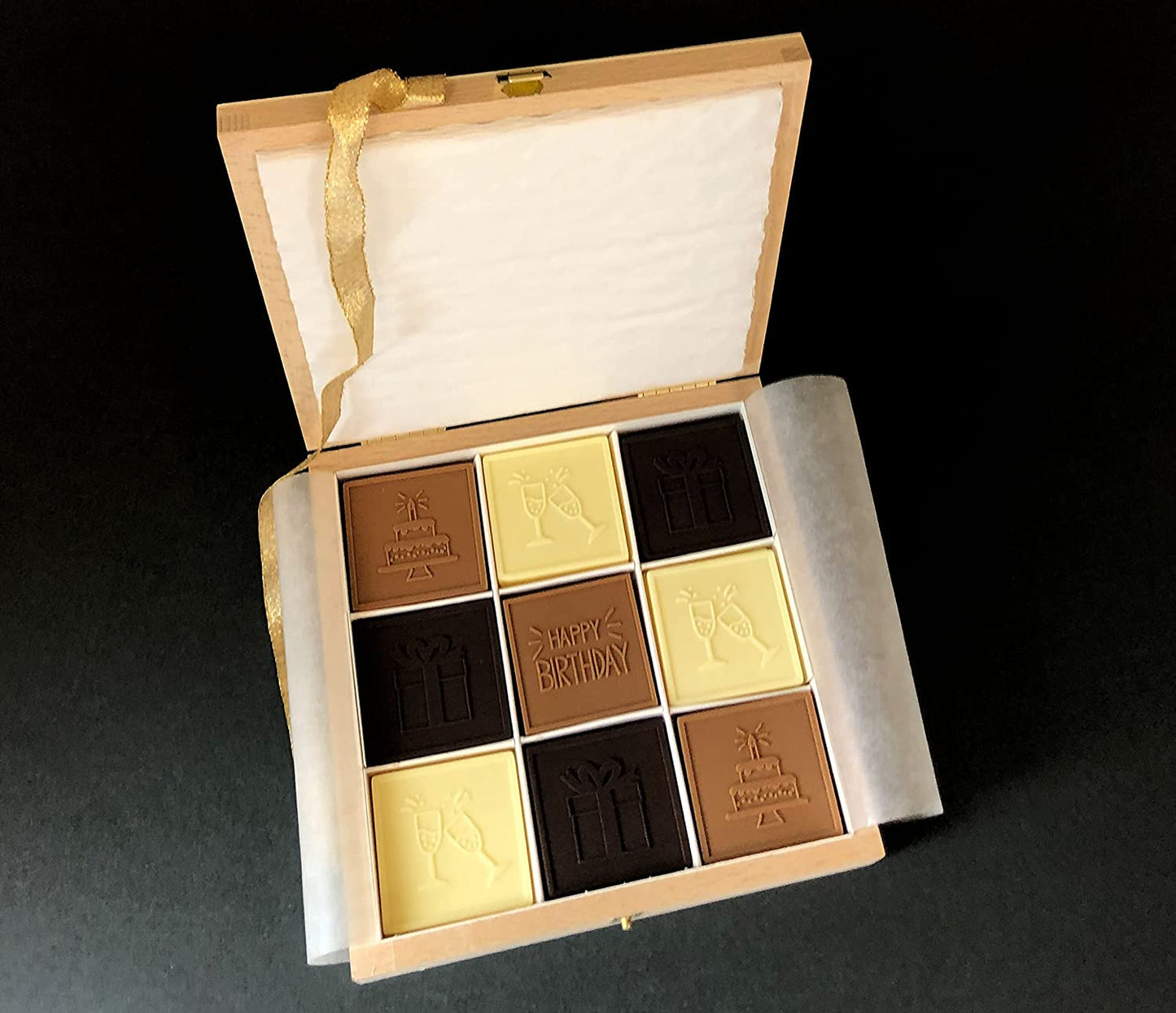 Chocolate Birthday Box 'Happy Birthday - Sweet Surprise'