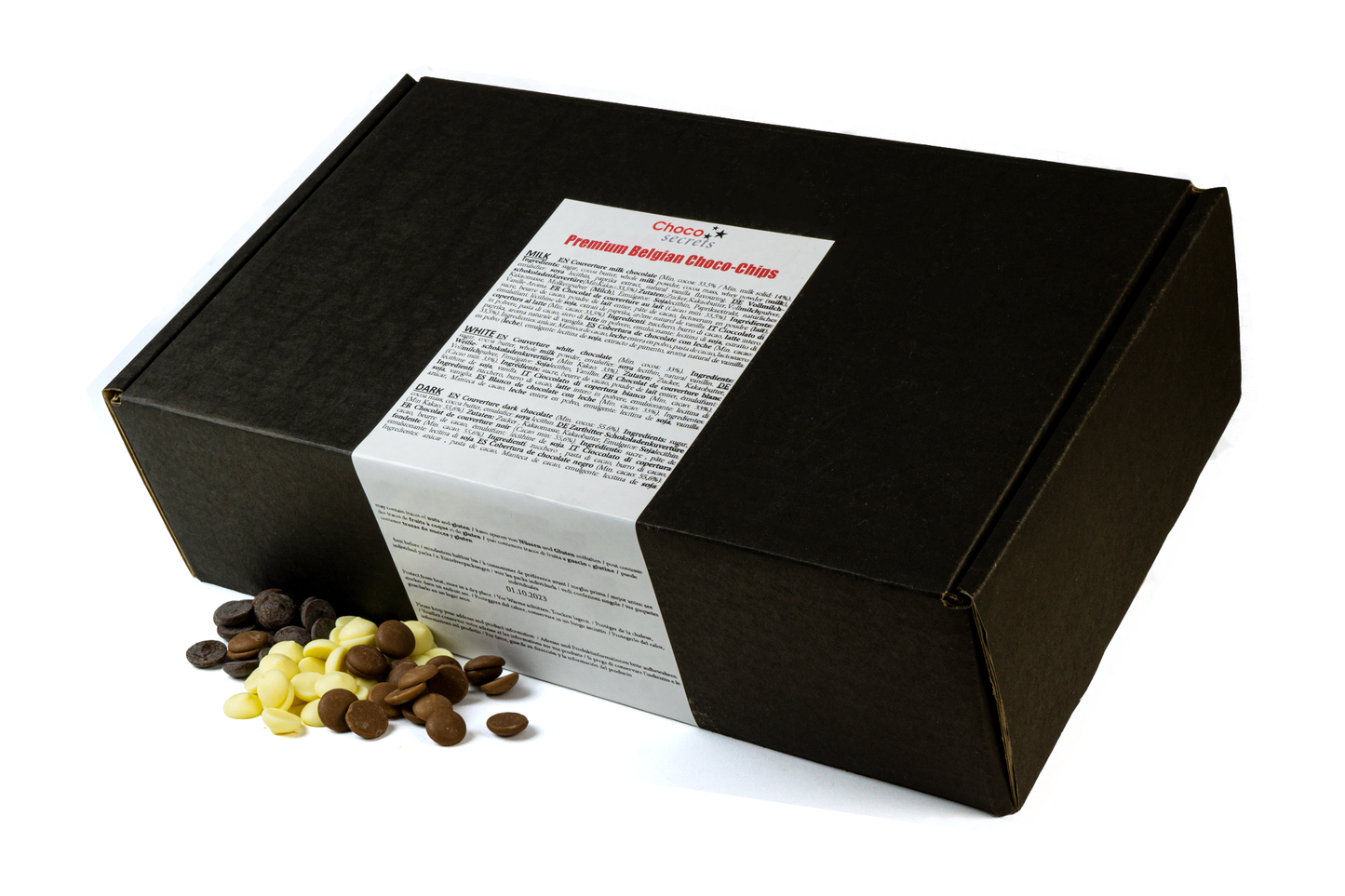 Choco-Drops, 3 x 600g (Milk, Dark, White)