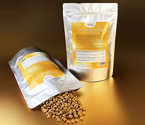 Callebaut Gold 30,4% Finest Belgian Caramel Chocolate Chips 1 kg, dans un sac refermable