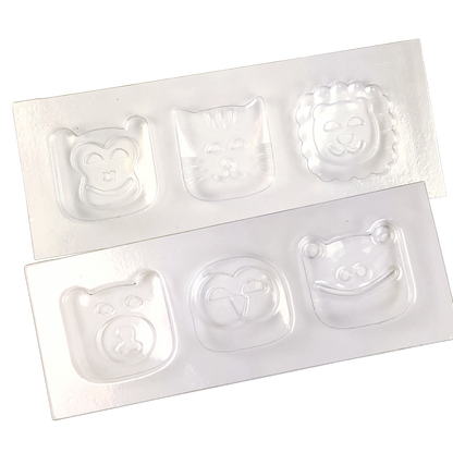 Set of 2 Chocolates Moulds with 6 Wildlife-inspired Designs