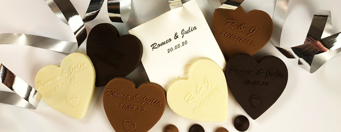 choco secrest personalied chocolat hearts