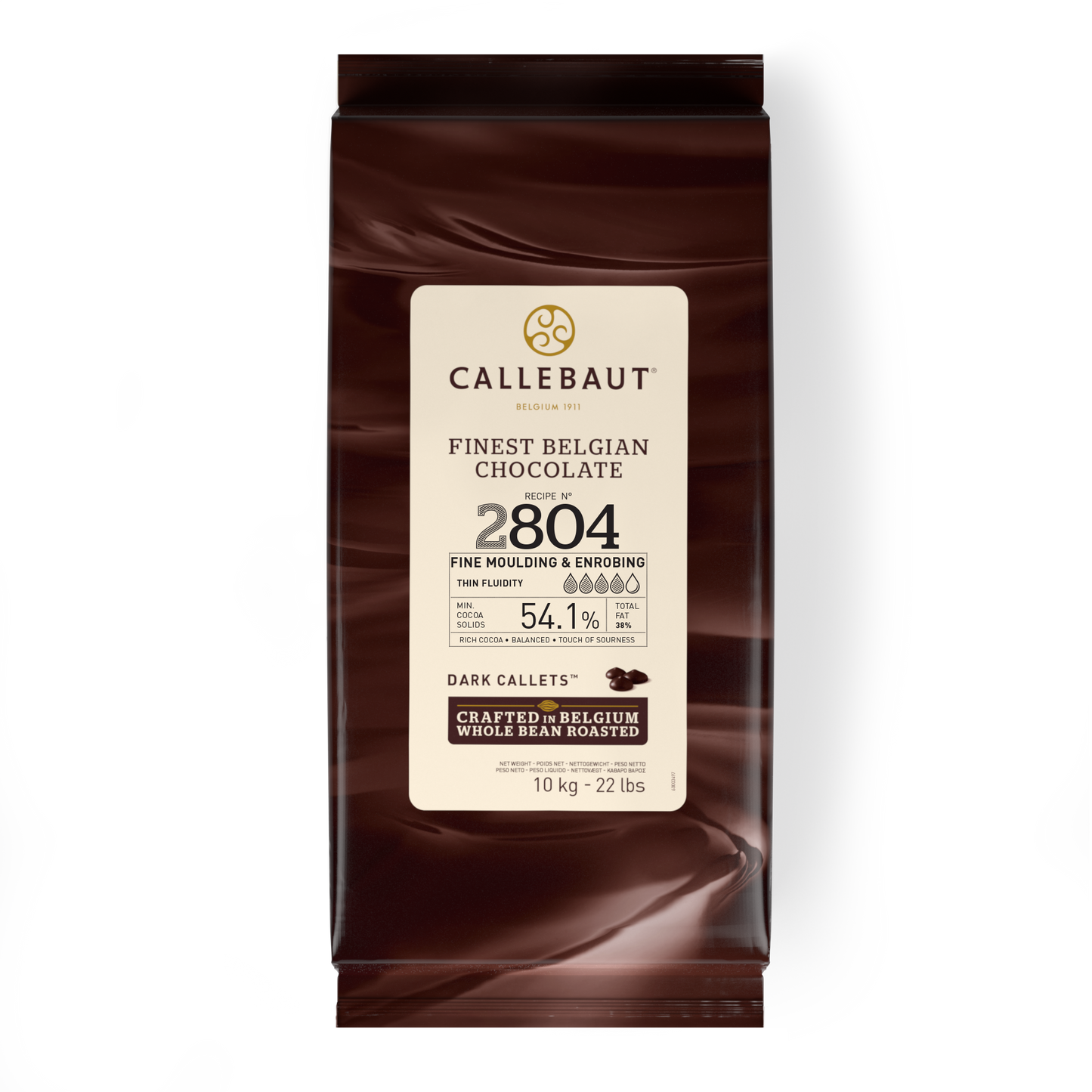 Callebaut Chocolat Noir 2804 Couverture Callets 10 kg