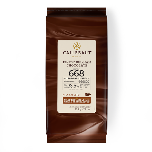 Callebaut Milk Chocolate 668 Couverture Callets 10 kg