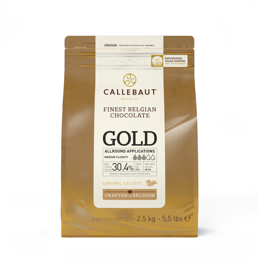 Callebaut Gold 30.4% Caramel Chocolate Chips 2.5 kg