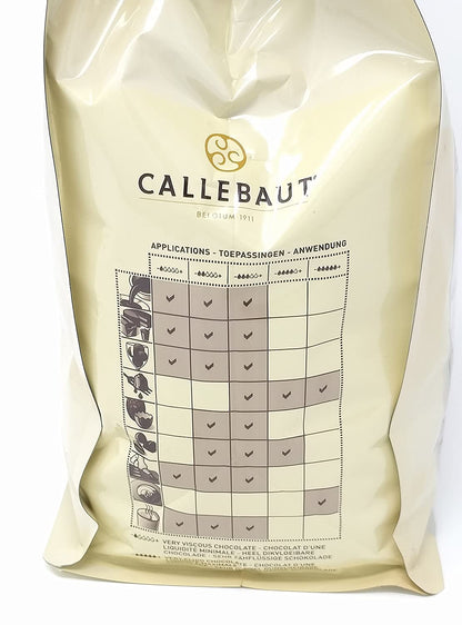 Callebaut W2 Weiße Schokoladenkuvertüre Callets 1 kg