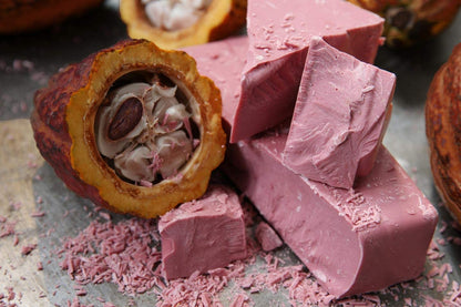Callebaut Ruby 33,6% gocce di cioccolato belga Ruby più fini 1 kg, in un sacchetto richiudibile